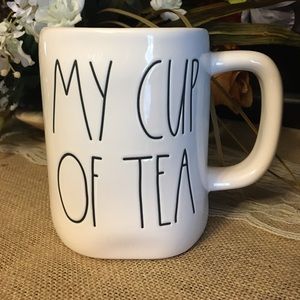 Rae Dunn My Cup Of Tea Mug - Yellow Inside